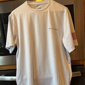 Men's Vineyard Vines Performance USA T Shirt Short Sleeve White S
